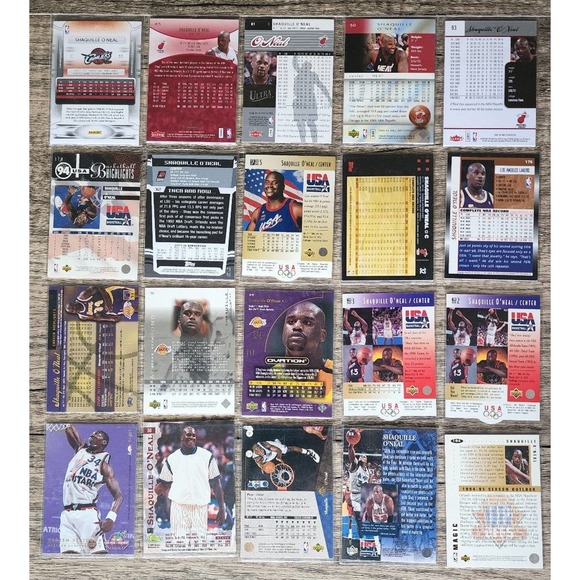 Shaquille O'Neal - Lot of 20 Cards Across Many Classic Years - Basketball Cards - Picture 2 of 6